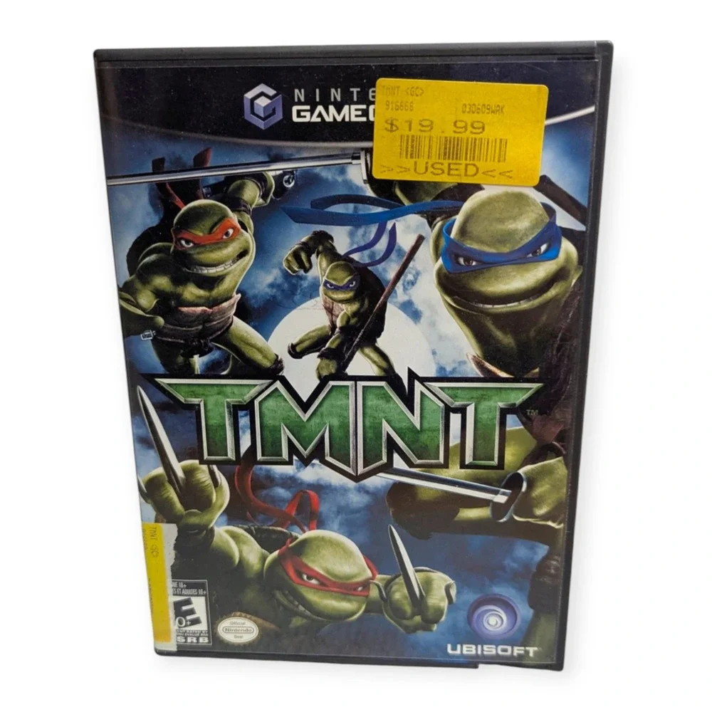 TMNT‎ Teenage Mutant Ninja Turtles Nintendo GameCube CIB 2007 Ubisoft